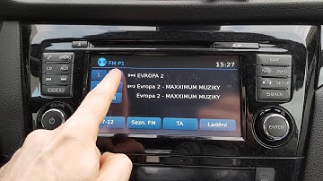 Nissan Qashqai - NissanConnect menu