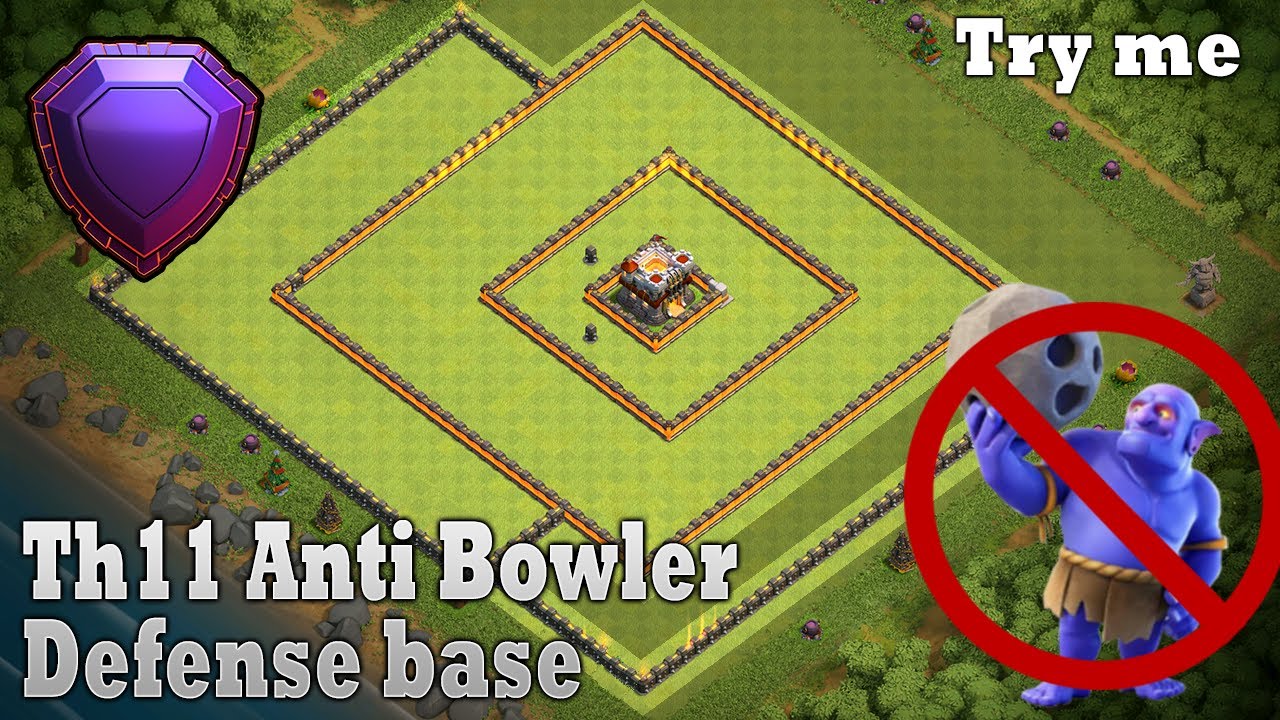 Th11 Defense base | NEW ANTI BOWLER | Th11 ANTI 2 Star Base | Coc Th11 base | Clash Of Clans Layout