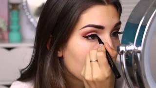 Everyday Coral Makeup Tutorial Daytime Work Appropriate
