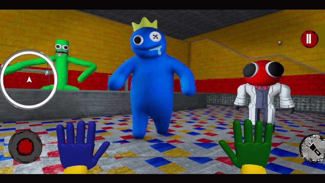 Scary Nights Toys Chapter 3! Horror house blue monster escape, full game walkthrough