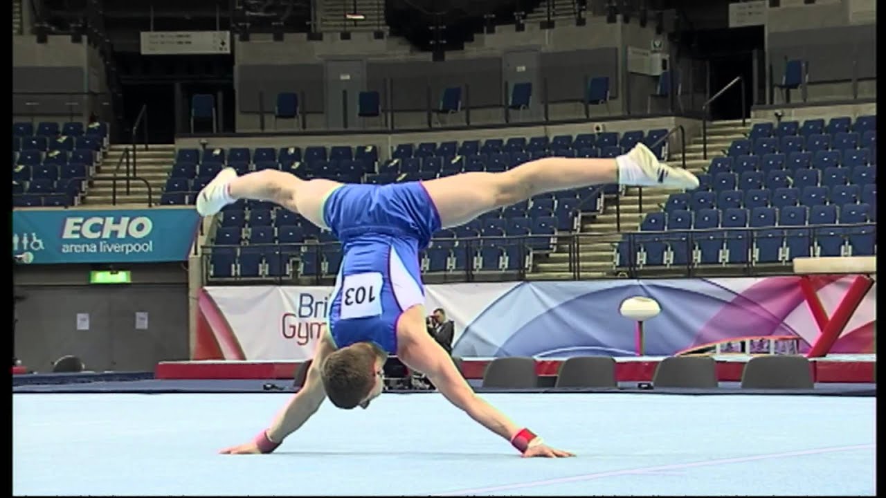 CHARLIE HOWARD  -FLOOR  - 2013 British Champs - AA3