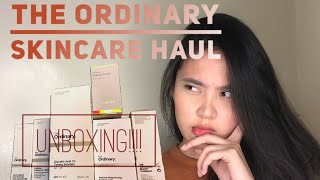 The Ordinary Skincare Haul Unboxing Hg Makeup Serum