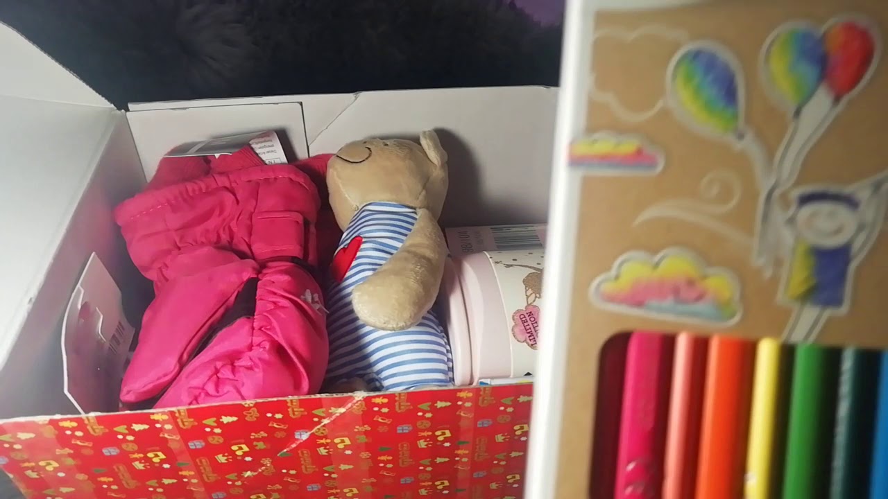 Mädchen 2 bis 4 Weihnachten im Schuhkarton, Karton Inspiration