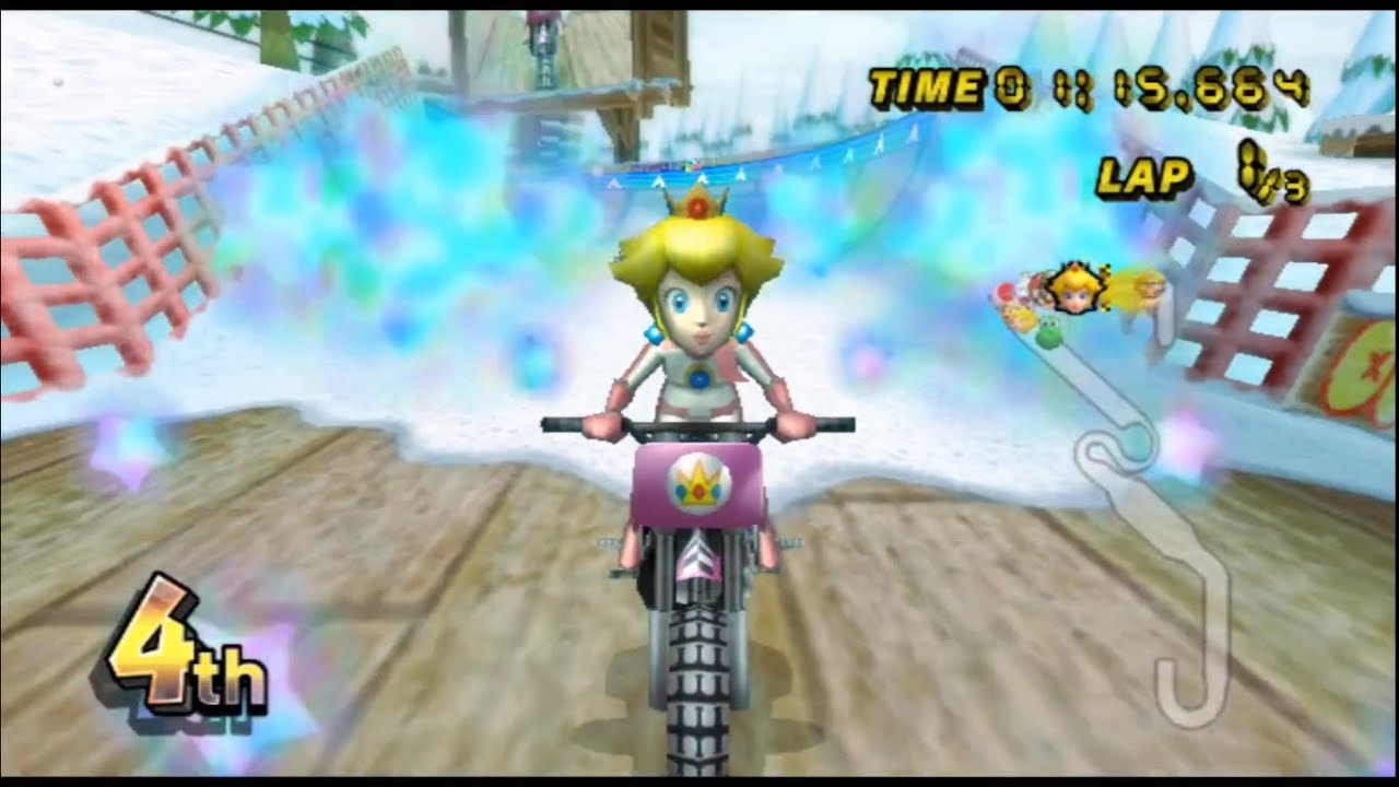Mario Kart Wii Flower Cup 50cc - Peach