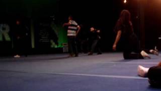 guy spectator dance at sharp competition