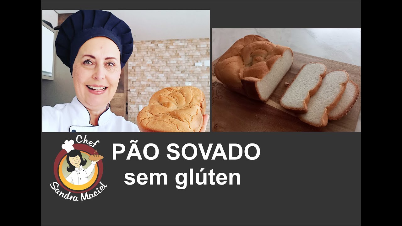 PÃO SOVADO SEM TRIGO sem glúten, na máquina de pão ou no forno convencional, sem lactose, sem ovos!