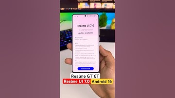Realme GT 6T Realme UI 7.0 Android 16 Update
