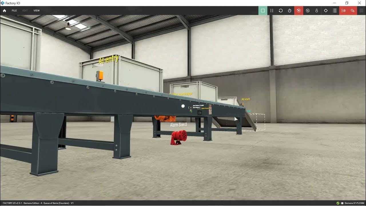 Factory IO 4 ( Exploração 4 do Factory IO Counters CTU Em