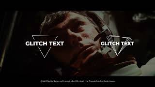 Fast Glitch Titles - After Effects template