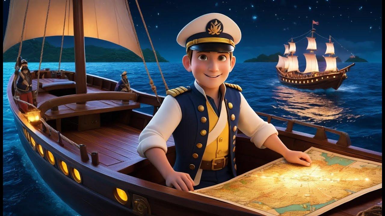 Captain Row Treasure Island | Pirate Adventure Song for Kids | Treasure Hunt Rhyme