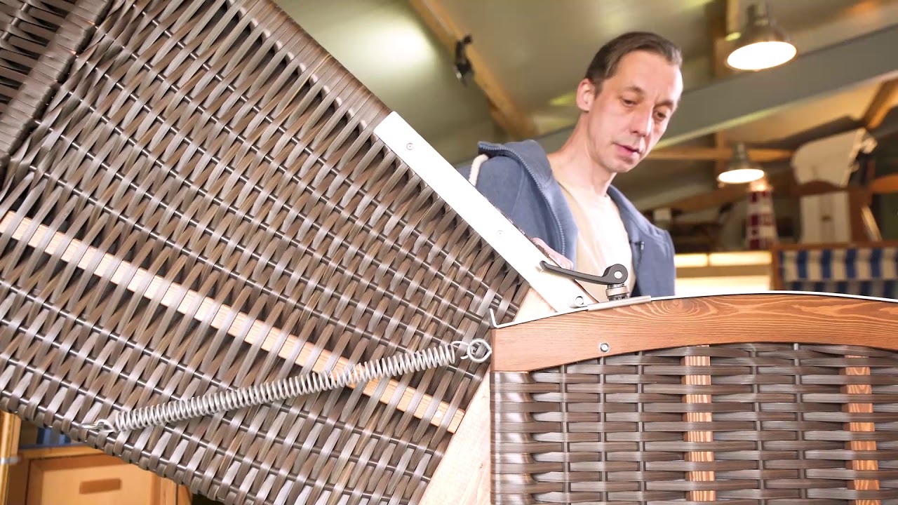 Eiderstedter Strandkörbe, unsere Komfort-Stufenlosverstellung®