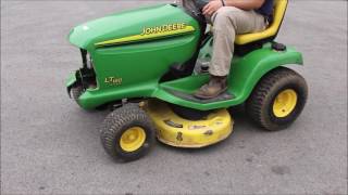 ONLINE ONLY ABSOLUTE AUCTION - Two (2) John Deere LT160 Riding Lawn Mowers