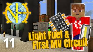 Light Fuel & The First MV Circuits! | GregTech New Horizons Ep11