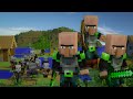 Villagers vs pillagers ep1  the guardians of the village ep 1 minecraft animation