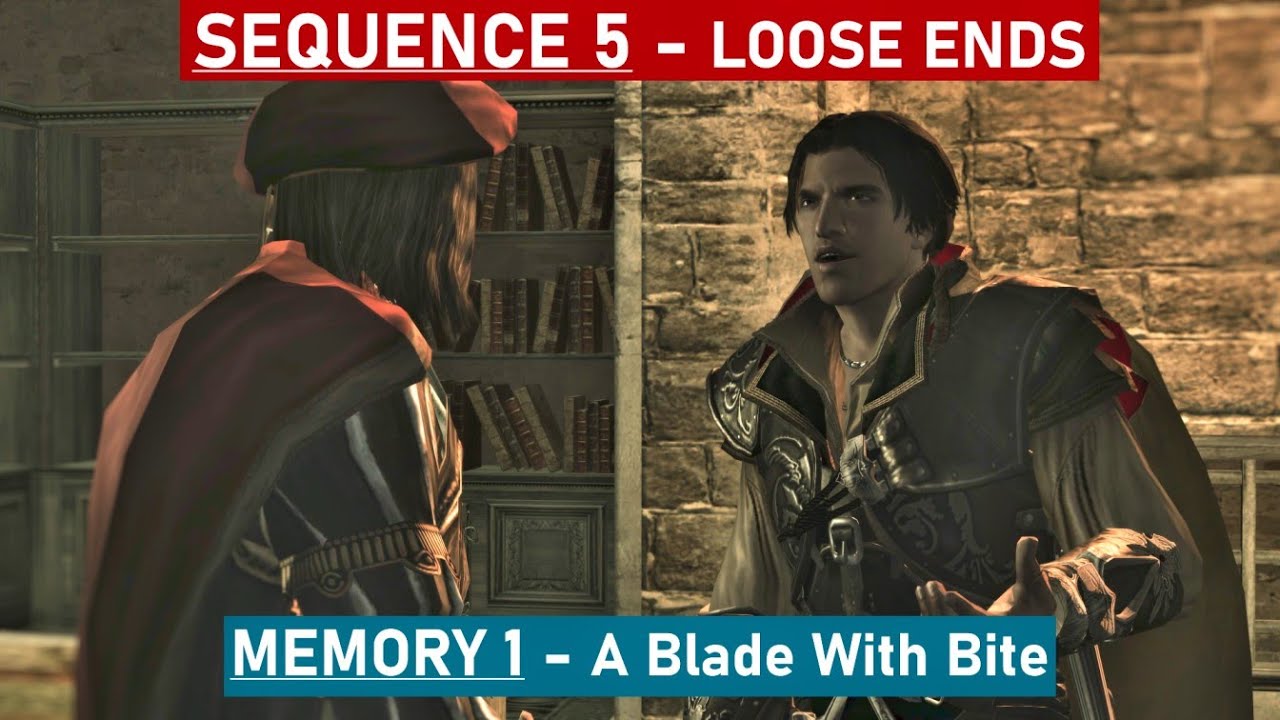 Assassin's Creed 2 - Sequence 5 - LOOSE ENDS - Memory 1 - A BLADE WITH BITE [4K] [60 fps] [No HUD]