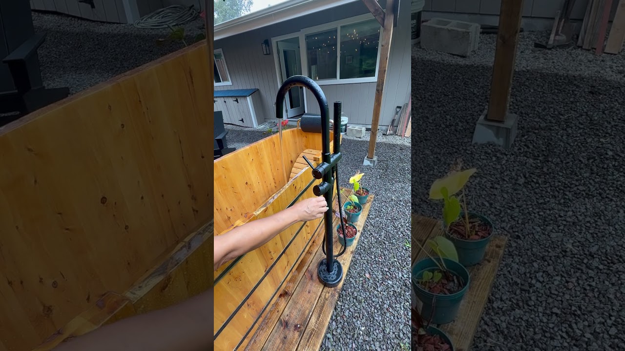 How to Use Free-Standing Faucet for Hot Tub 