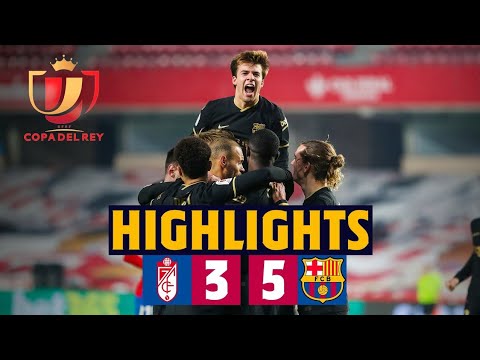 LATE COMEBACK DRAMA🤯|HIGHLIGHTS|GRANADA 3-5 BARCA