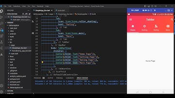 TabBarView | TabBar | Tab Widgets | Dart | Flutter