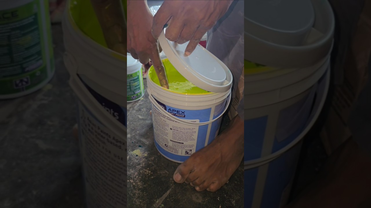 Asian paint Apex Exterior emulsion|| color mixing # shorts 