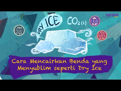 Video: Ketika es kering menyublim apakah itu perubahan fisik?