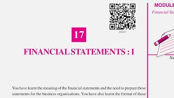 NIOS 12th Accountancy Chapter 16: Financial statements 1