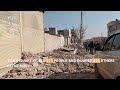 Removing earthquake rubble continue in jindires nw syria