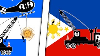 Country Flags Construction (Argentina, Philippines)