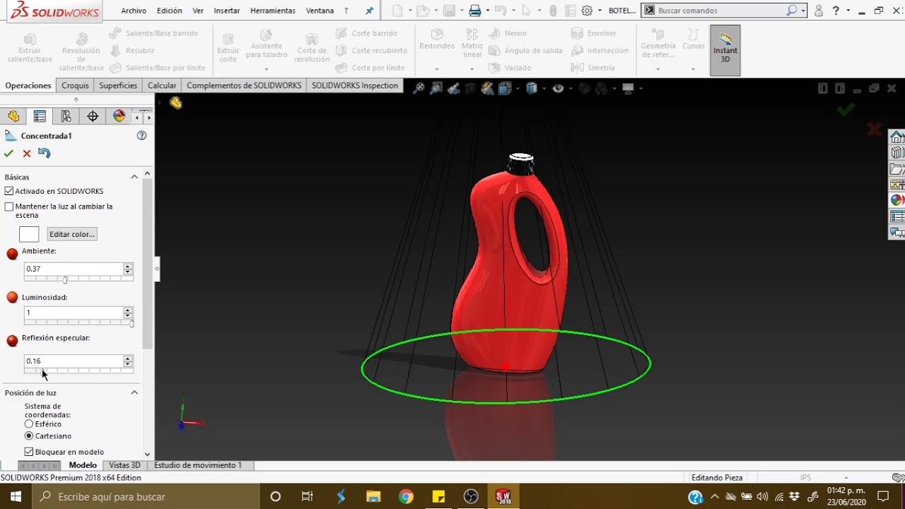 Como hacer renders |Solidworks 2018 - YouTube