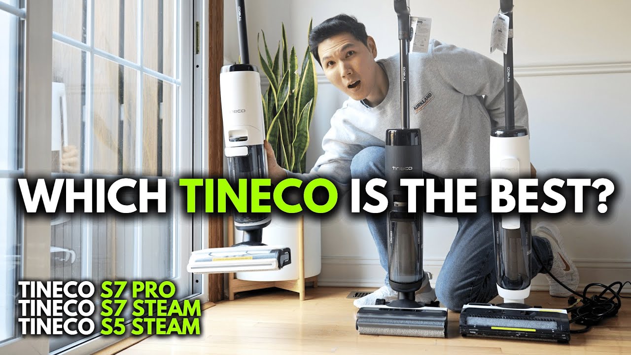 Tineco FLOOR ONE S7 Steam Cordless Floor Washer All-in-One, Steam Mop for  Sticky Mess Clean Up on Hard Floors with Digital Display, Self-Cleaning