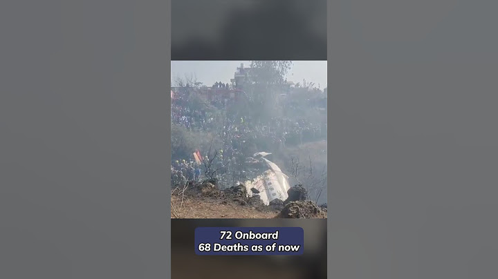 Airplane Crash in Nepal | Yeti Airlines ATR 72 Flight YT691