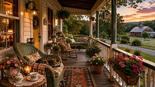 Soft Summer Mornings on old Porch🌿☀️ | Old Jazz Playing Beyond the Farm screenshot 5