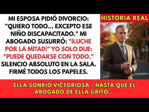 En El Divorcio, Mi Esposa Quería Todo — Excepto Nuestro Hijo Discapacitado