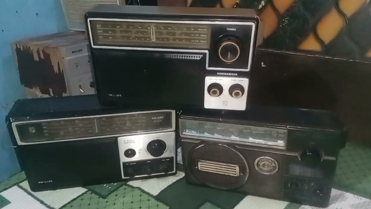 Philips 3 old radio collection 