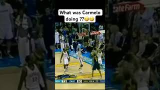 What Was Carmelo Anthony Doing here !?🤨#nba #basketball