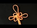 How To Tie A Decorative Chinese Good Luck Knot With ...