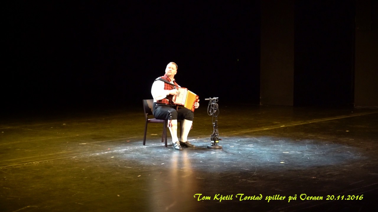 Tom Kjetil Tørstad, vinner av durspill senior på Landsfestivalen 2016.  Her på Operaen 20 11 2016