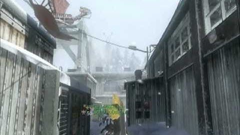 Cod Black Ops tomahawk + Ballistic knife Across Map on summit (In SnD)