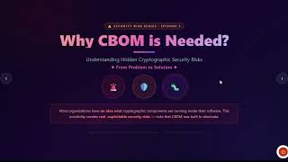 Why CBOM is Needed? | Hidden Crypto Risks in Applications Explained #CBOM #devsecops  #cryptography