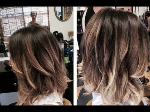 Short Bob Hairstyle With Highlights Youtube