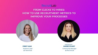 Famous Webinar for recruiters: How to use recruitment metrics? Wealth
