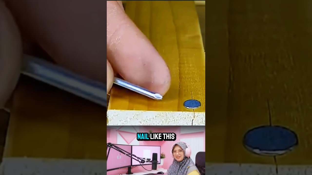 The Secret Trick to Nail Wood Without Cracking! 