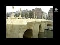 Le projet artistique demballage du pontneuf  paris de christo et jeanneclaude en 1985