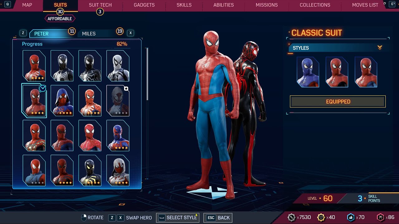 Crafting Final Suits in Marvel's Spider-Man 2 (Every Suit Unlocked)