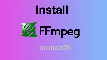 Wie installiere ich FFmpeg Mac?
