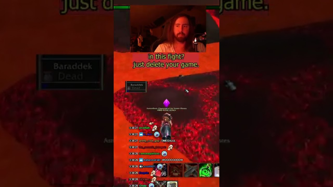 Asmongold's words of support 