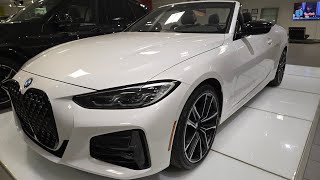 2022 BMW 430i Cabriolet walkaround video 