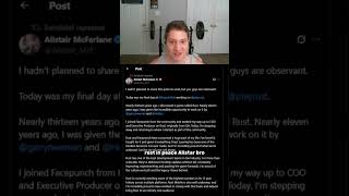 Alistair is don’t working with facepunch 💔 #rust #rustnews #rustdrama #rustvideo #rustdev Alistair is don’t working with facepunch 💔 #rust #rustnews #rustdrama #rustvideo #rustdev