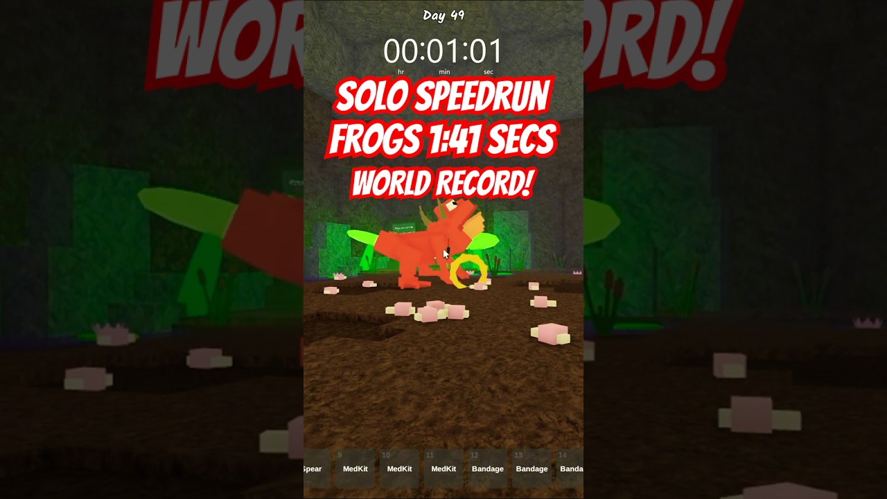 SOLO SPEED RUN FROG INVASION 99 NIGHTS IN THE FOREST