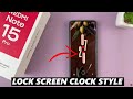 Redmi Note 15 Pro: How To Change Lock Screen Clock Style