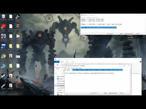 Use FFMPEG to CONVERT （bilibili）m4s video to mp4